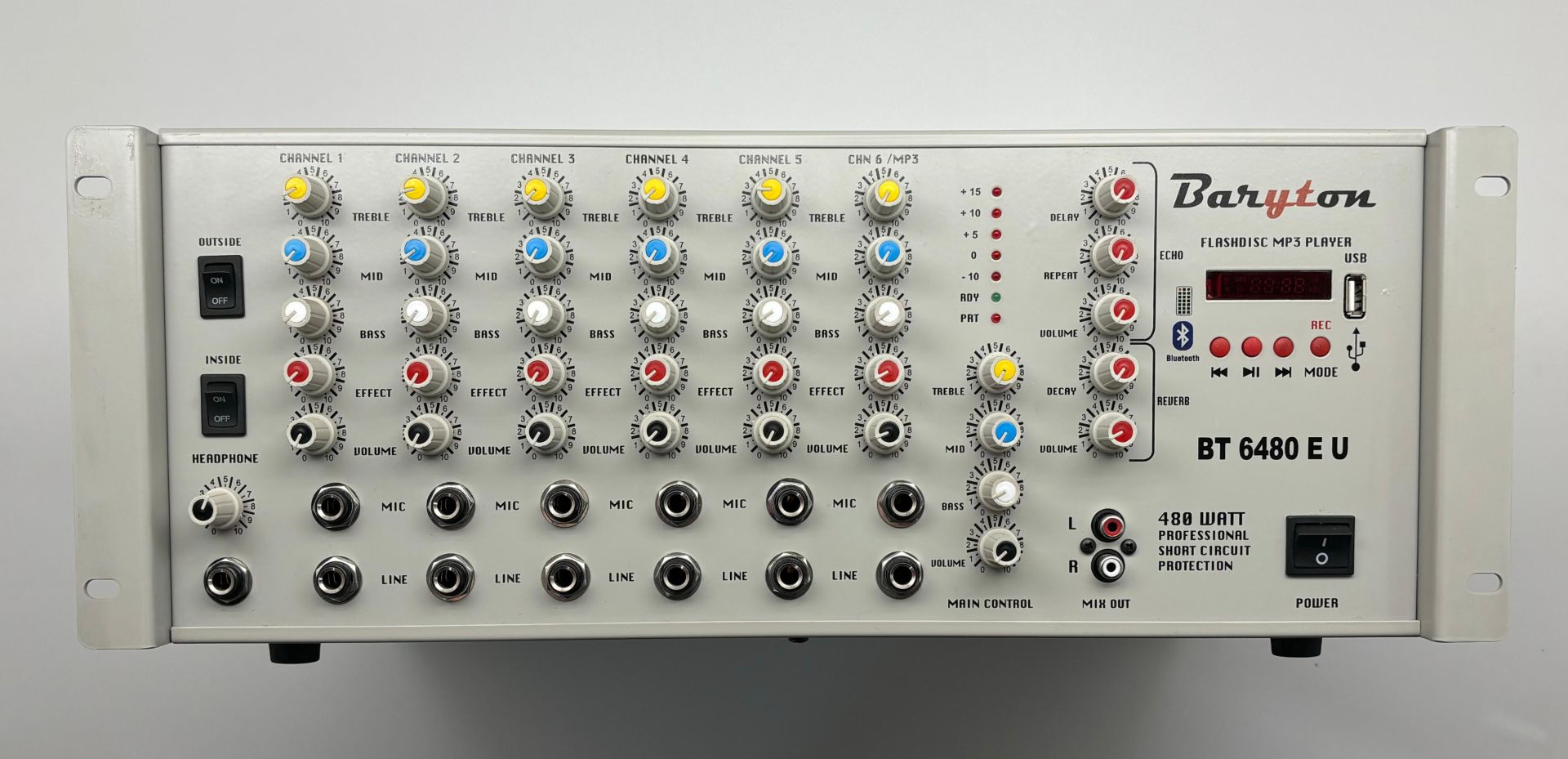 BARYTON BT6480 EU MONO 480W TRAFOSUZ AMPLİFİKATÖR