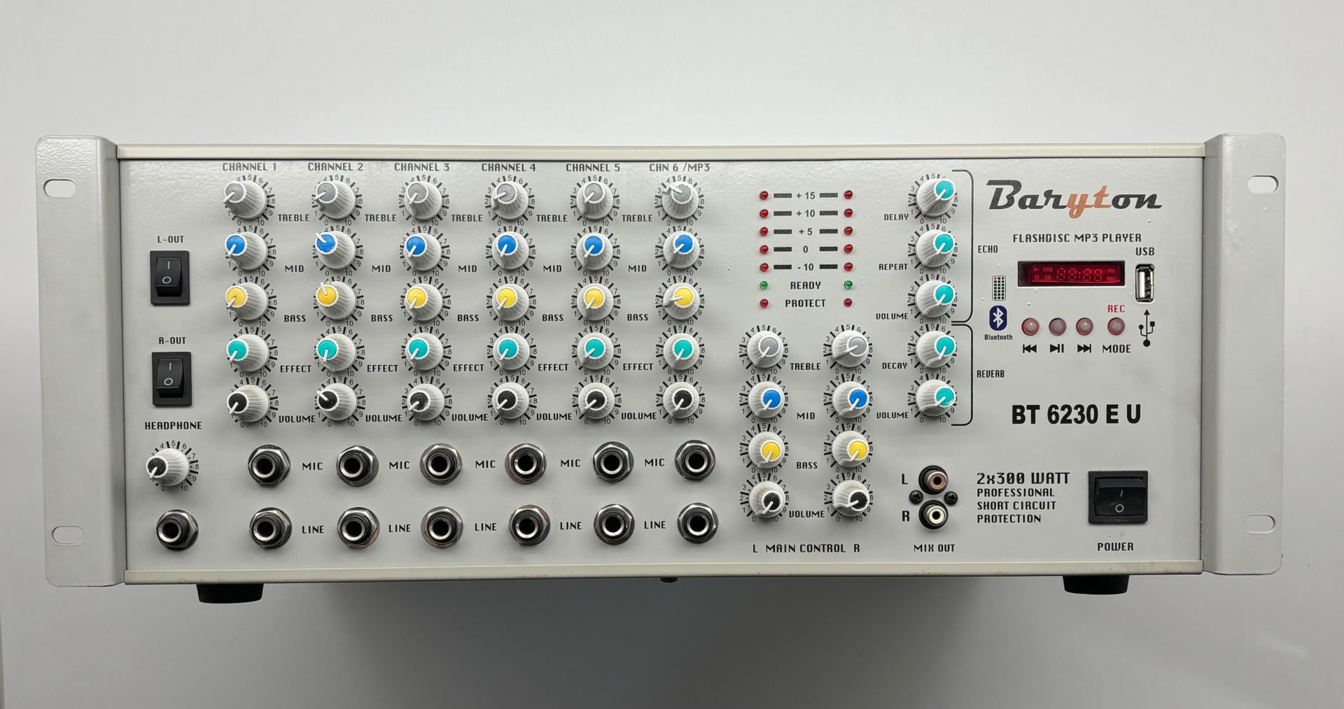 BARYTON BT6230 EU STEREO 2x300W TRAFOSUZ AMPLİFİKATÖR