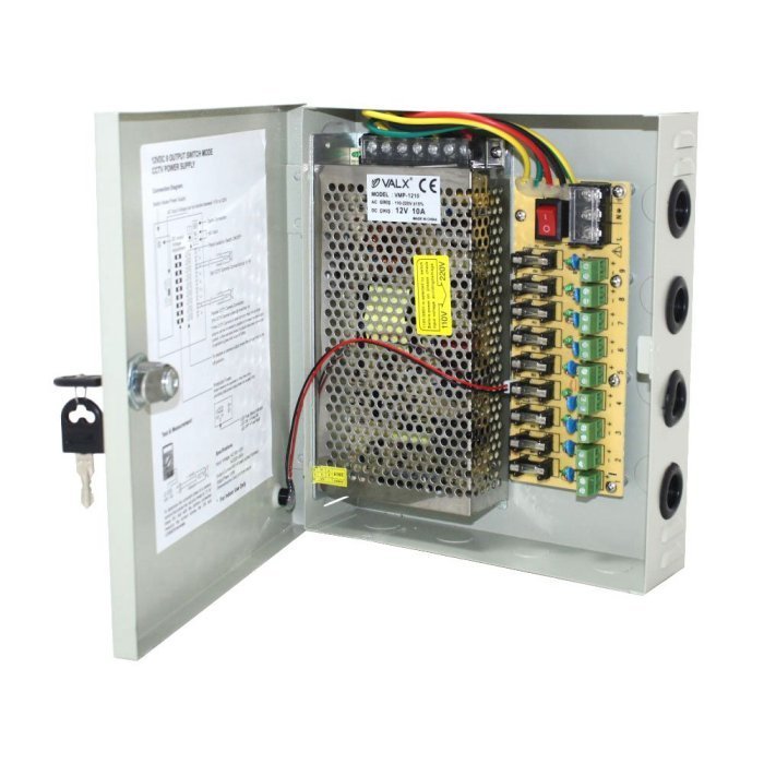 12V 10A 120W Panolu Metal Kasa Adaptör