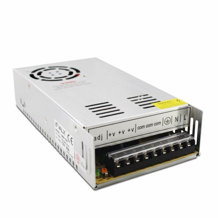 12V 30A  Metal Kasa Adaptör
