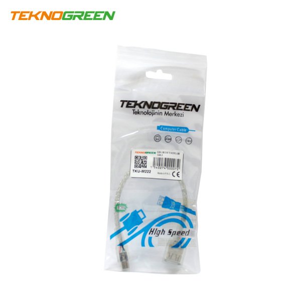 TKU-M222 20CM Usb Dişi Mikro OTG Kablo