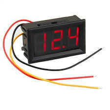 Dijital Voltmetre AC 30-500V 2 Kablolu
