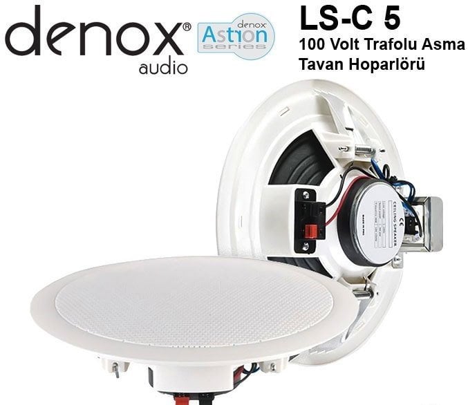Denox LSC 5 100 Volt 6 Watt Tavan Hoparlörü (5-inc)