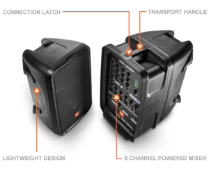JBL EON208P/230 Taşınabilir Ses Sistemi