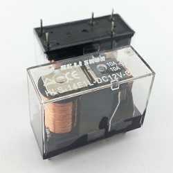 12Volt 10Amper Şeffaf Tek Kontak Röle 5 Pin