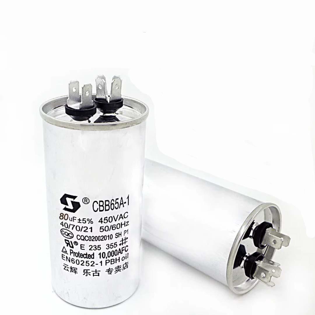 CBB65 80uF 450VAC   Kondansatör