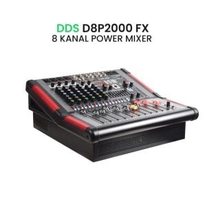 DDS D–8P2000FX  8 Kanal  2x1000 Watt Power Mikser