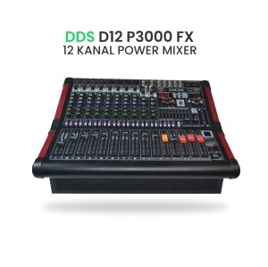 DDS D–12P3000FX  12 Kanal  2x1500 Watt Power Mikser
