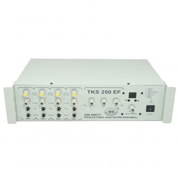 TKS 250 EF 100V Efektli USB Girişli  Mikserli  Amplifikatör