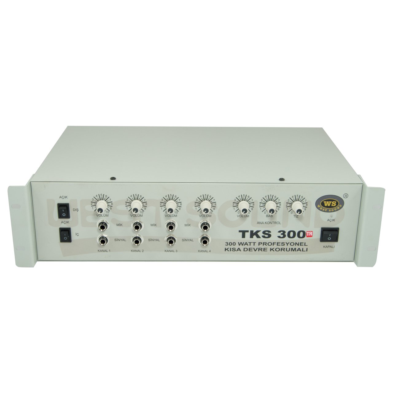 TKS 300 Watt 8 Ohm  Mikserli  Amplifikatör