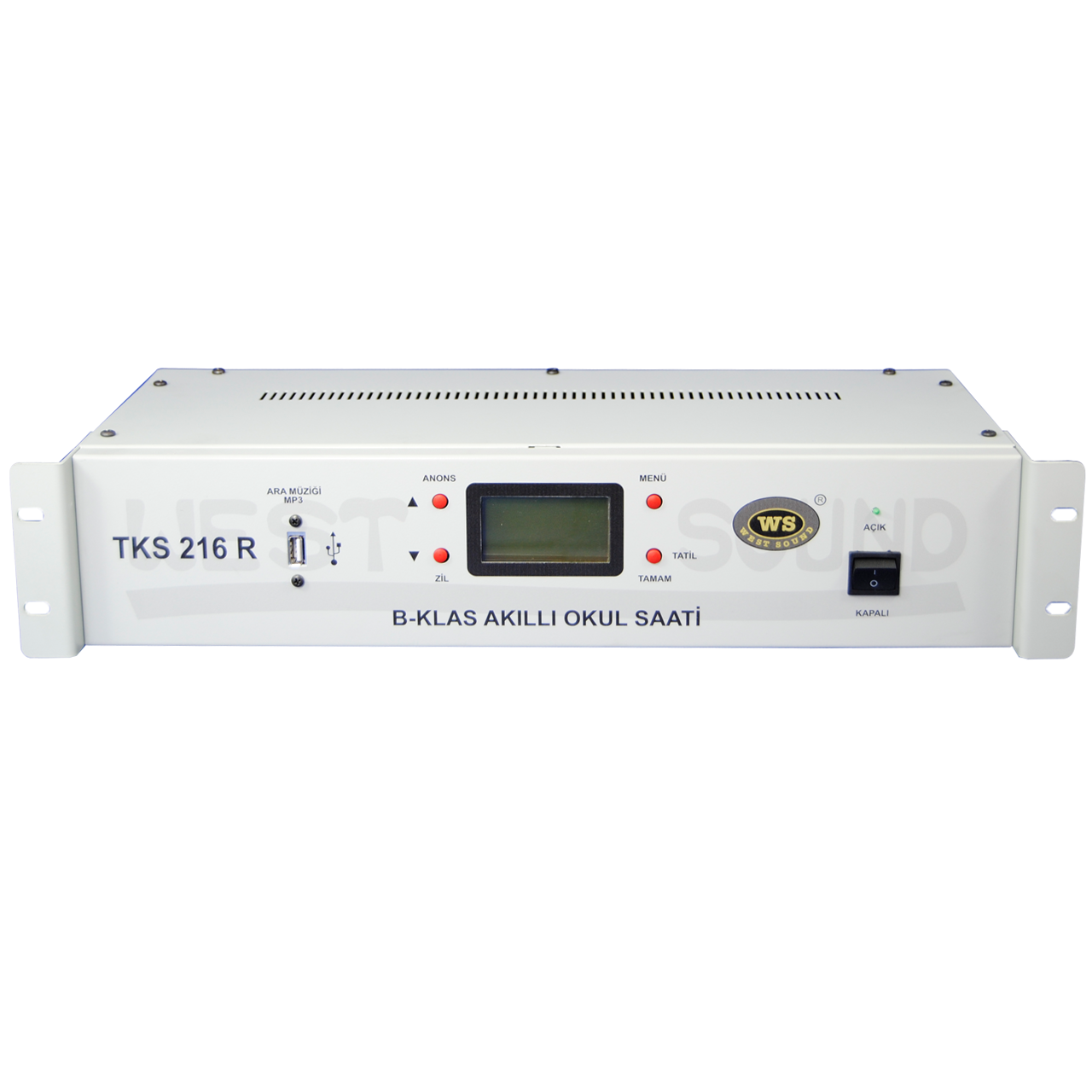 TKS 216 R RACK TİPİ B KLAS Akıllı Okul Saati