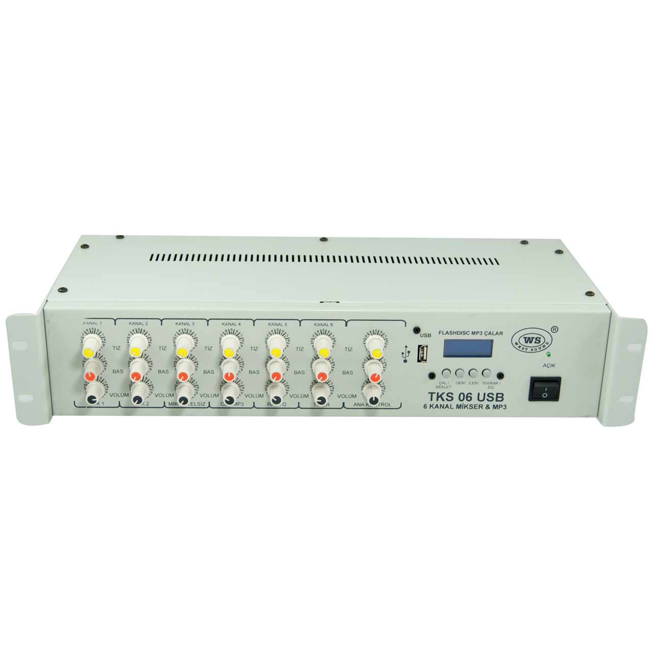 TKS 06 USB 6 Kanal Mikser