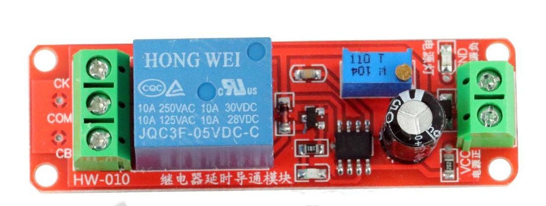 NE555 Zaman Ayarlı Röle Modülü 5V