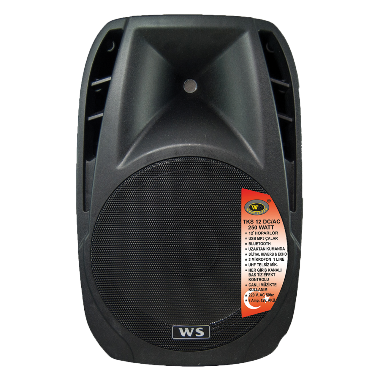 TKS 12 DC Portatif Şarjlı Mikserli Amplifikatör