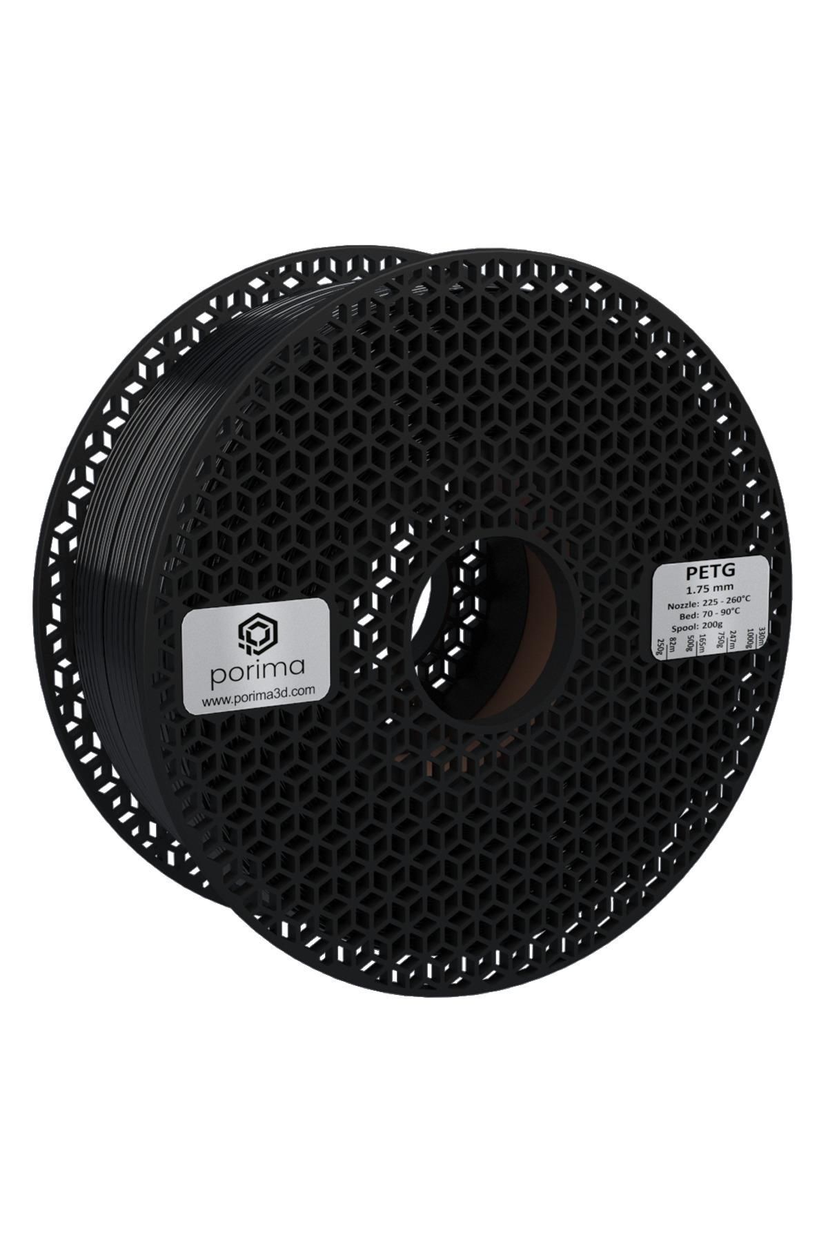 Porima Siyah PETG Filament 1.75mm 1kg