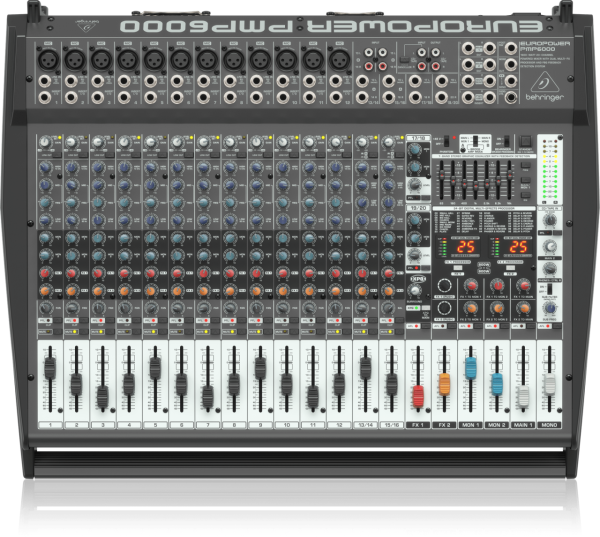 Behringer Pmp6000 Power Mixer Anfi 2x800 Watt 20 Kanal