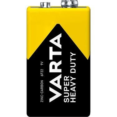 VARTA Super Heavy Duty 9V Çinko Karbon Pil