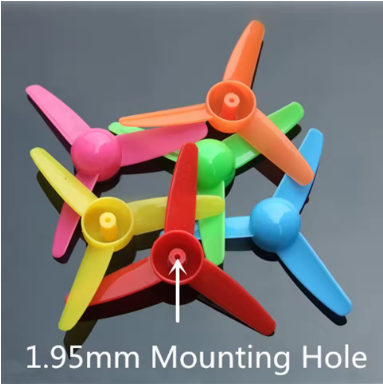 Plastik Pervane 3 Kanat 80mm