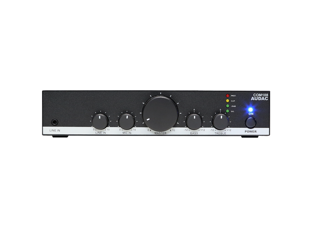 Audac COM108 80W/100V Amfili Mikser