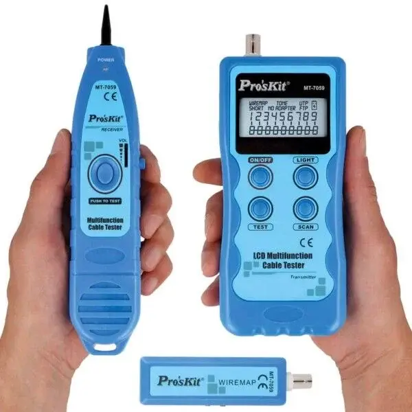 Proskit MT-7059 LCD Çok Fonksiyonlu Kablo Test Cihazı