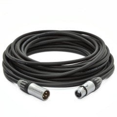 Stereo Mikrofon ve Enstrüman Kablosu XLR Erkek +XLR Dişi 15 Metre