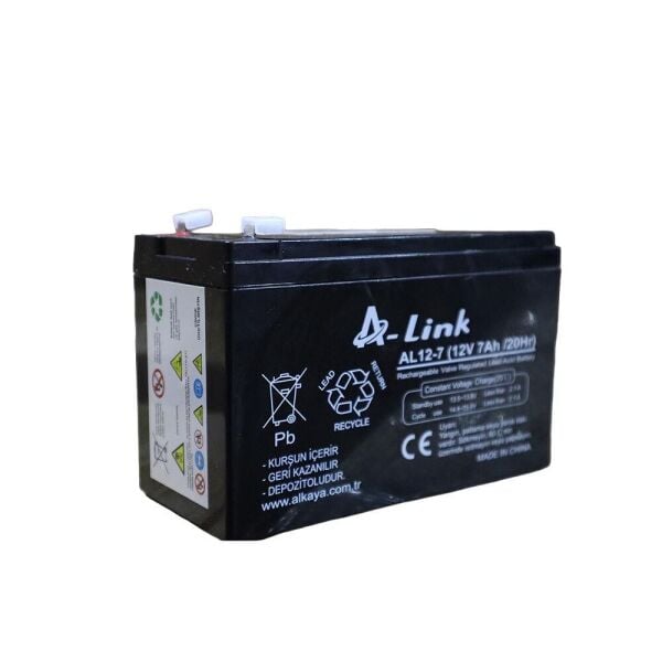 A-Link 12V 7Ah Bakımsız Kuru Akü