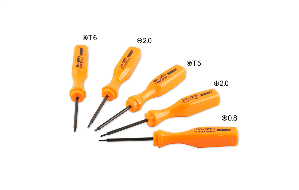 Jakemy JM-999 Hassas Tamir Tornavida Seti 5 Parça