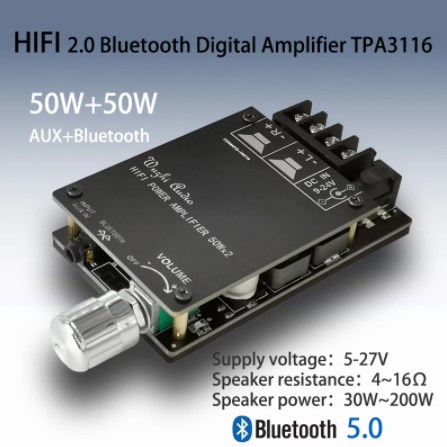 ZK-1002L 2x100W 5.0 Bluetooth Amfi Devresi